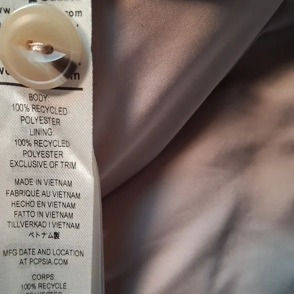 Patagonia Womens Divided Sky Sherpa Fleece Jacket Full Zip Pockets Ivory Size M - Picture 7 of 11